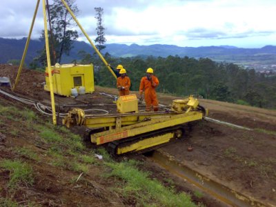 horizontal drain drilling